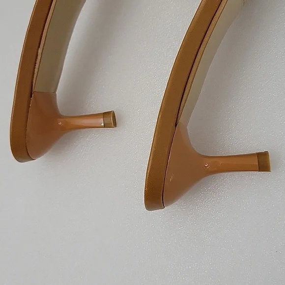 Women's slippers, fashion woven lightweight sandals, comfortable mid heel - Picture 5 of 10